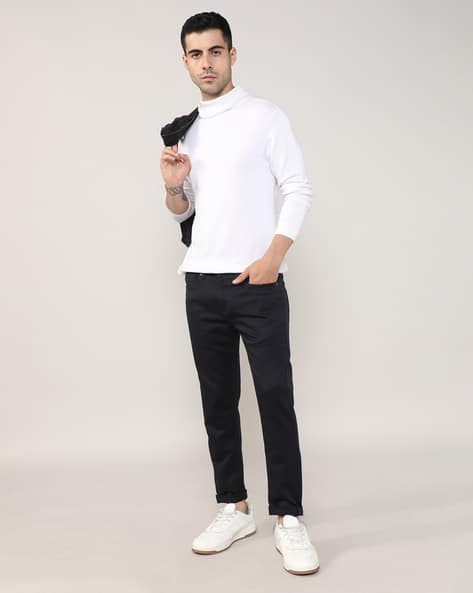 Lee Cooper Men Artie Cropped Slim Fit Jeans