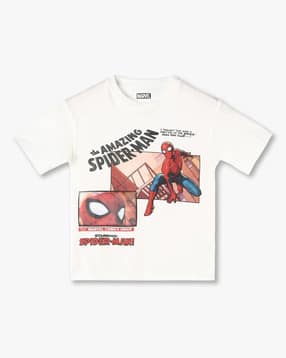 kb team spirit Boys Spiderman Print Cotton T-Shirt-picture-45