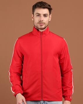 house of vedas Men Regular Fit Zip Front Bikers Jacket-picture-12