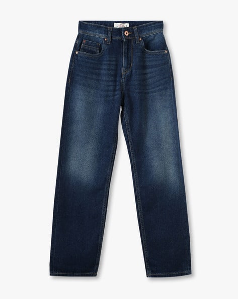 Lee Cooper Boys Mid-Wash Straight Jeans