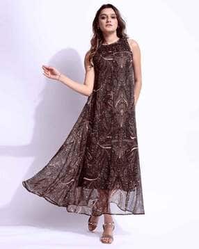 leia Women Floral Fit and Flare Dress-picture-44
