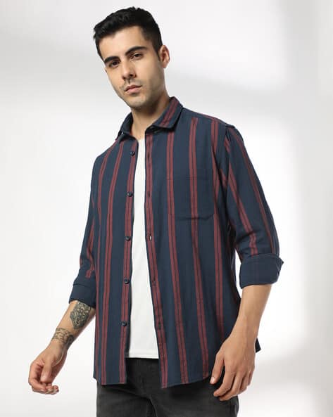 JOHN PLAYERS JEANS Men Slim Fit All-Over Print Casual Shirt