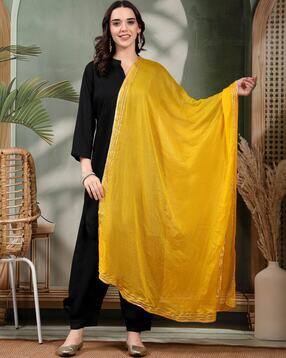 clora creation Women Gotta Patti Chiffon Dupatta-picture-36