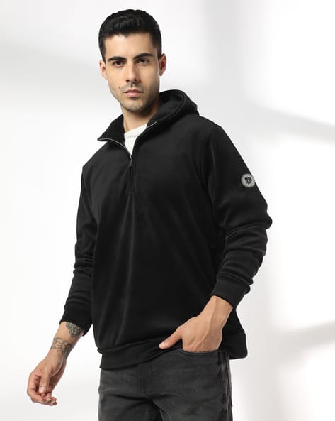 JOHN PLAYERS JEANS Men Slim Fit Hoodie with Kangaroo Pocket
