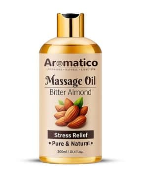 AROMATICO Bitter Almond Massage Oil for Natural Skin Moisturizer