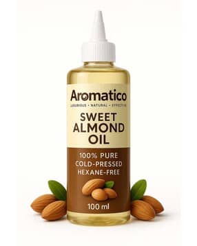 aromatico Women Pure Cold Pressed Sweet Almond Oil for Hair & Skin-picture-25