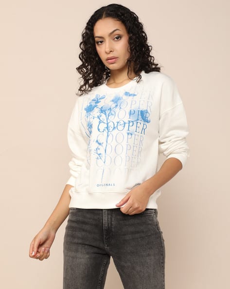 Lee Cooper Women Graphic Print Regular Fit Sweatshirt