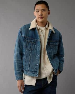 american eagle Men Regular Fit Zip Front Jacket-picture-14