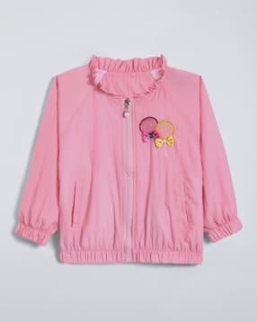 hopscotch Girls Embellished Bomber Jacket-picture-26