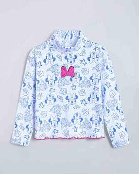 hopscotch Girls Cartoon Print Regular Fit T-Shirt-picture-21