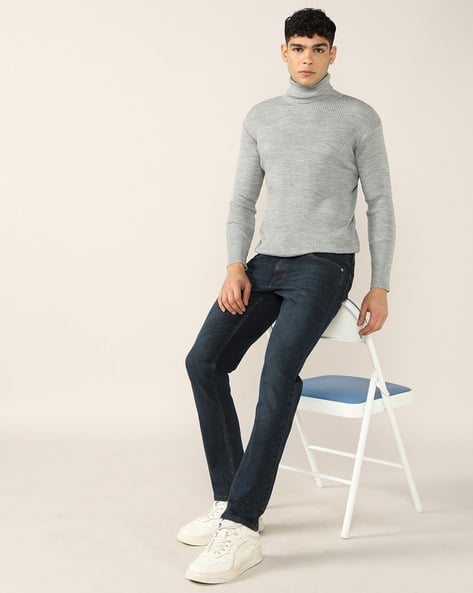 Lee Cooper Men Norris Lightly Washed Slim Fit Jeans