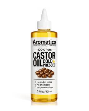 Pure Cold Pressed Castor Oil for Hair & Skin