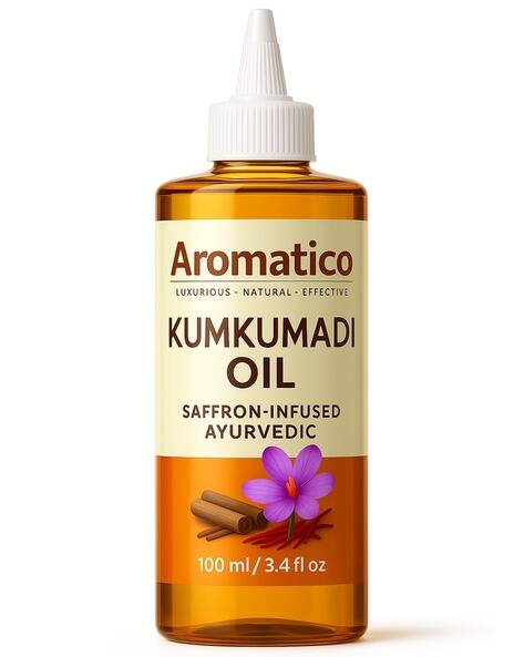 Aromatico Women Pure Cold Pressed Kumkumadi Oil for Hair & Skin