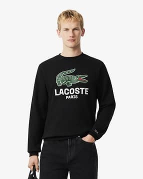 lacoste Regular Fit Printed Crew Neck Sweatshirt-picture-32