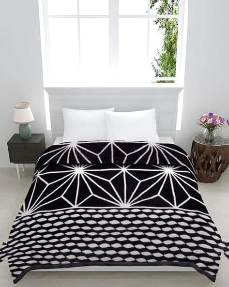 Arrabi Abstract Cloudy Full Size Double Bed Blanket