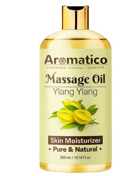 Aromatico Ylang Ylang Massage Oil for Natural Skin Moisturizer