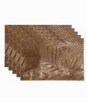 vivaluxora Set of 6 Feather leaf Table Placemat-picture-45