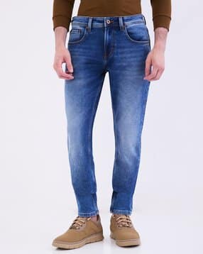 spykar Men Mid-Wash Slim Fit Jeans-picture-11