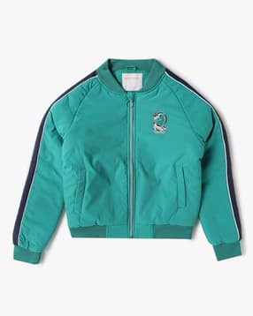 fort collins Girls Applique Bomber Jacket-picture-27