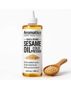 aromatico Pure Cold Pressed Sesame Oil for Hair & Skin-picture-46