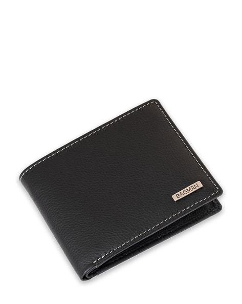 Bagman Men Bi-Fold Leather Wallet