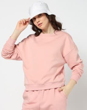 yousta Women Regular Fit Crew-Neck Sweatshirt-picture-17