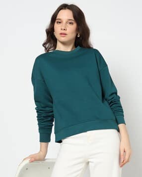 yousta Women Regular Fit Crew-Neck Sweatshirt-picture-46