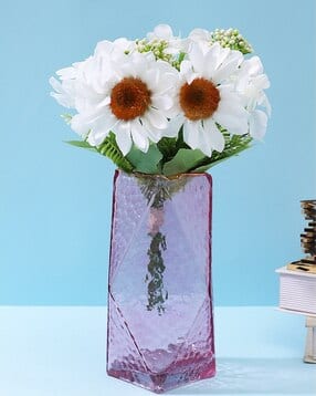 set of 2 pure gerbera blooms