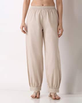 biba Women Straight Salwar with Elasticated Waistband -picture-39
