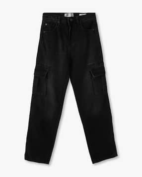 lee cooper Boys Mid-Rise Cargo Jeans-picture-35