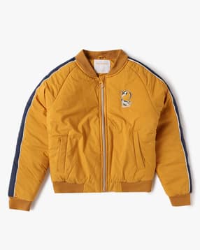 fort collins Girls Applique Bomber Jacket-picture-33