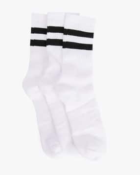 matchitt Men Pack of 3 Striped Sports Crew Socks-picture-38