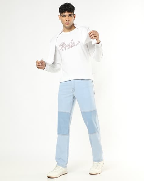 Buda Jeans Co Men Lightly Washed Straight Jeans
