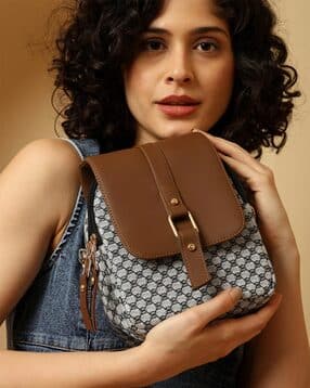 Women Flap-Over Sling Bag-image-5