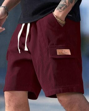 kajaru x ag Men Patterned Regular Fit Cargo Shorts-picture-12