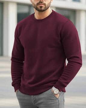 hoodler Men Regular Fit Crew-Neck Sweatshirt-picture-50