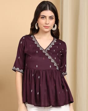 indie picks Rayon Floral Top-picture-11