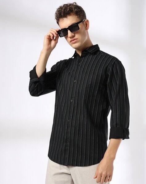 JOHN PLAYERS Men Striped Slim Fit Shirt