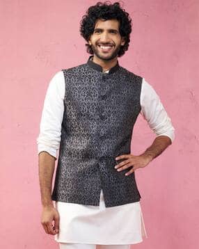 vastramay Men Mandarin-Collar Nehru jacket-picture-33