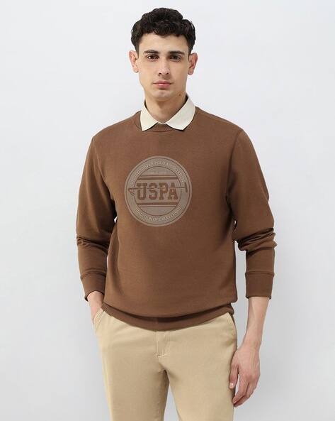 Men Regular Fit Round-Neck Sweatshirts