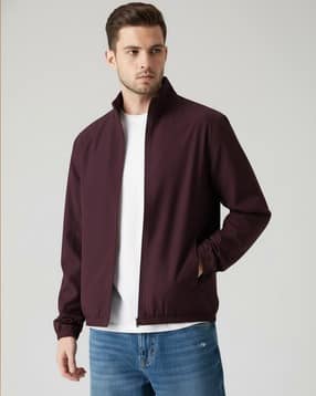 buda jeans co Men Regular Fit Biker Jacket with Zip-Front-picture-28