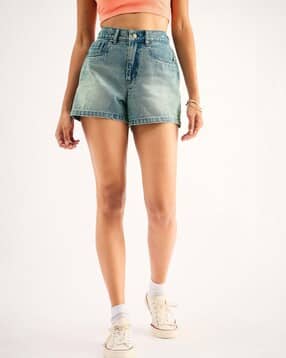 sassafras Women City Shorts with Button Closure-picture-12