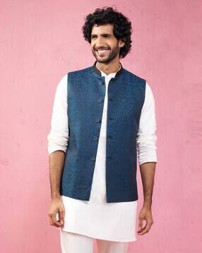 vastramay Men Mandarin-Collar Nehru jacket-picture-36