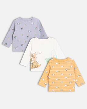 mini klub Pack of 3 Printed Full-Sleeve T-Shirt-picture-18