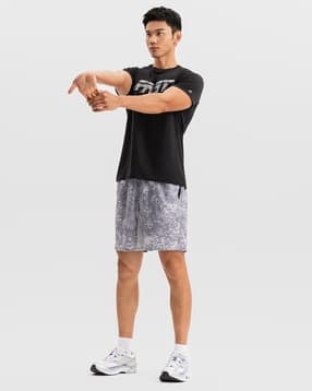 decathlon DOMYOS - Mens Printed Quick Dry Fitness Shorts With Pocket-picture-38