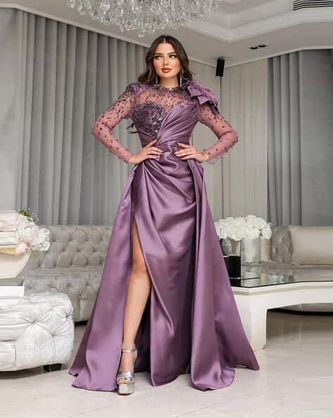 sachin and babi light blue dress Buy Purple Cocktail Dress for Women, Available in XXS - 5XL Size + Custom  Size Online in India main image 1