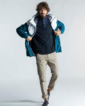 decathlon TRIBORD - Men Regular Fit Colour-block Jacket-picture-15
