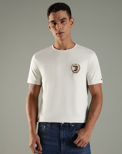 TOMMY HILFIGER Men Victor Regular Fit Crew-Neck T-Shirt