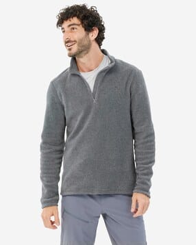 decathlon QUECHUA - Men Half Zip Flece Jacket-picture-23