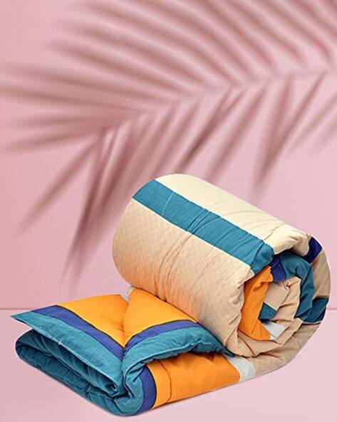 RRC 200 GSM Striped Microfiber Double Comforter